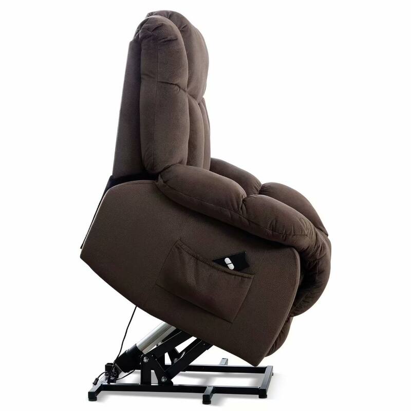 Heavy Duty Power Lift Recliner Chair for Elderly with Overstuffed Design