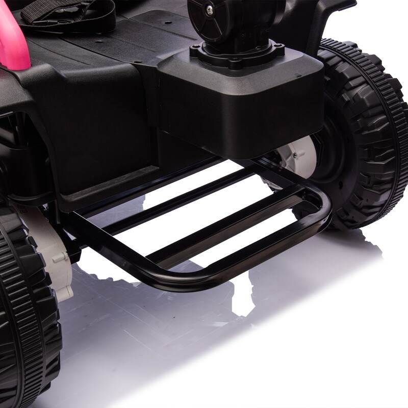 Kids Electric Ride-On Car-Spacious 3-Seater,Powerful 4-Motor Drive,Parental Remote Control,Led Lights