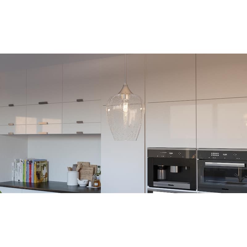 Towne 1-Light Mini Pendant in Brushed Nickel - Brushed Nickel
