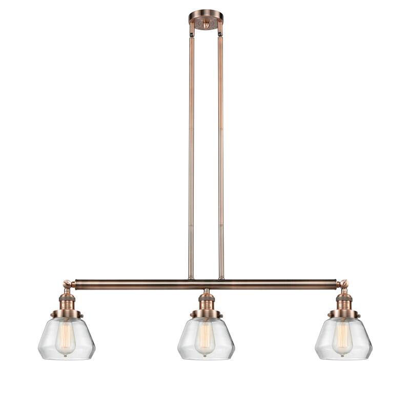 Innovations Lighting Fulton 3 Light 39" Wide Linear Chandelier