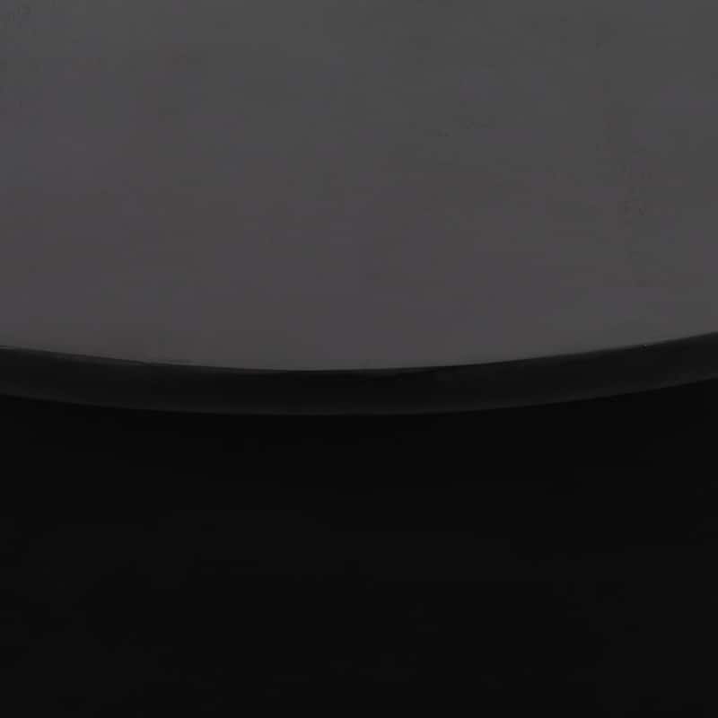 Sagebrook Home Modern Round Wood Black 32" Minimalist Coffee Table - 32" x 32" x 15"