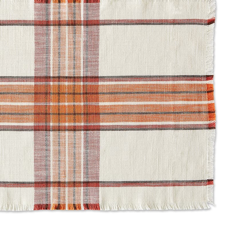 DII Pumpkin Spice Plaid Placemat (Set of 6)