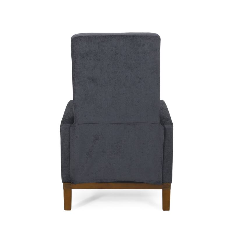 Living Room Lounge Chair, 27'' Wide Upholstered Recliner Sofa Chair with Retractable Footrest Modern Club Chair with Wood Frame