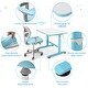preview thumbnail 2 of 5, Height Adjustable School Table & Chair Set for Kids over 3 Years