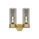 Option Plated Smoke Glass / Brushed Brass