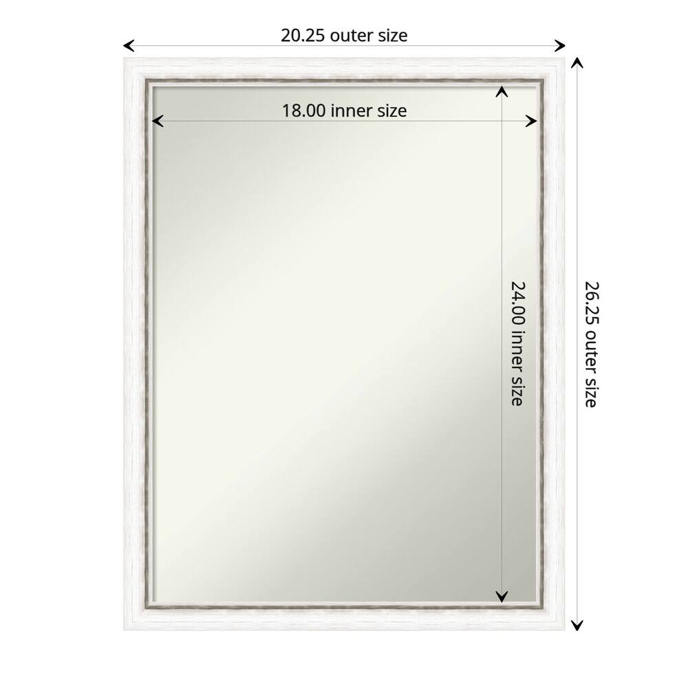 Morgan Non-Beveled Wood Framed Wall Mirror