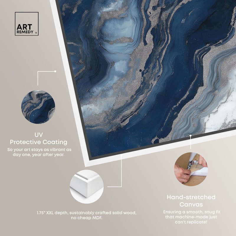 Deep Sea Geode I Canvas by Art Remedy
