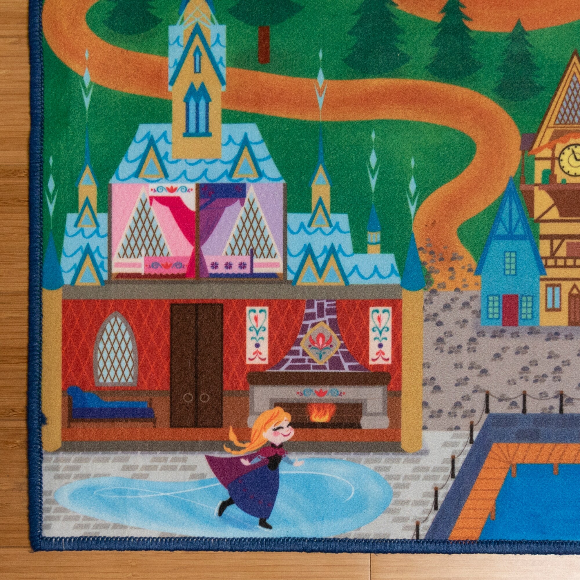 Disney Frozen ラグ・カーペット Disney Frozen Youth Indoor Area Rug, Digitally Printed, Non-Slip