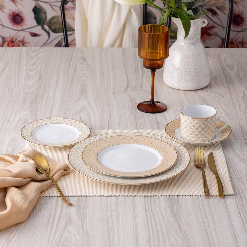 Trocadero Gold 5-Piece Place Setting, Service For 1