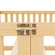 preview thumbnail 9 of 7, Wood Kids Platform Floor Bed With Rails And Switched Door