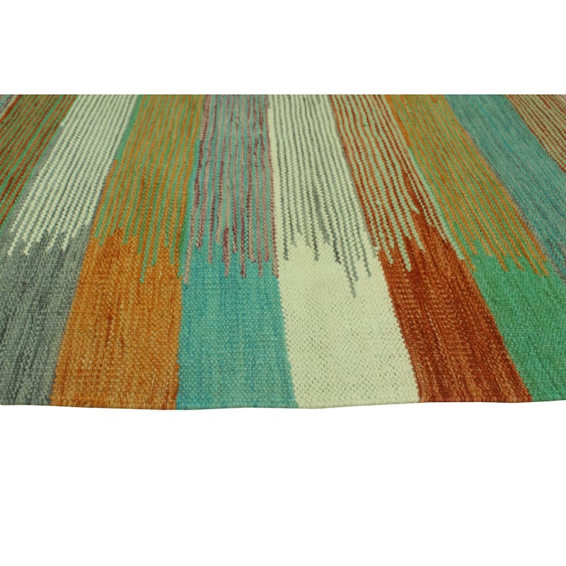 Noori Rug Winchester Flatweave Videl Red/Orange Rug - 4'10" x 6'6"