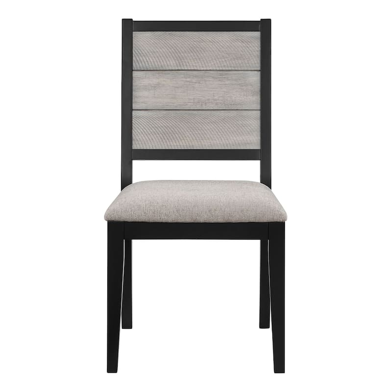 Centera Grey and Black 7-Piece Dining Table Set