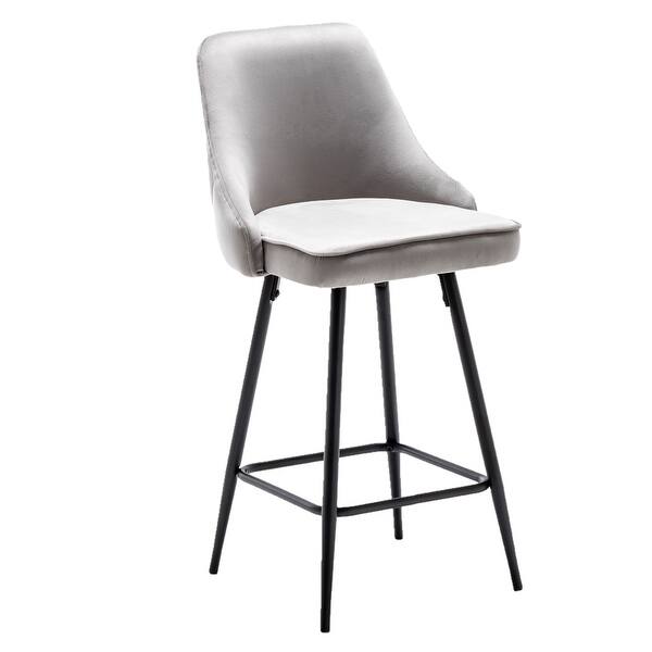 Zahra Premium Tufted Upholstered Dining Bar Stool Set Of 2 On Sale Overstock 31568917