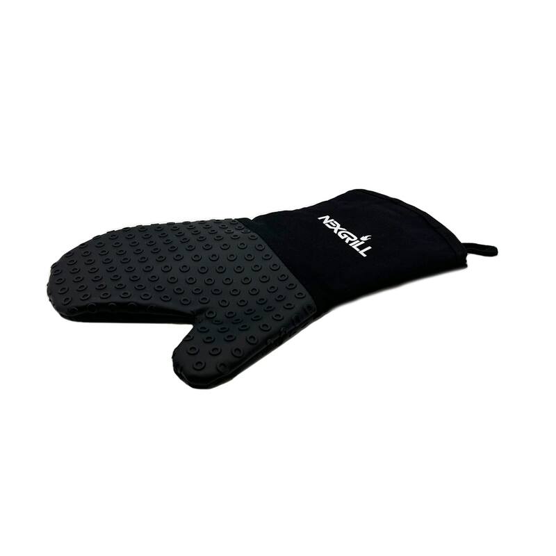 Nexgrill Silicone Grill Mitt - Black - 7.75" D x 14" H