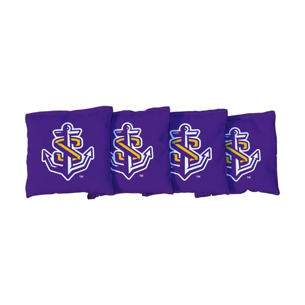 LSU Shreveport Pilots Purple Cornhole Bags