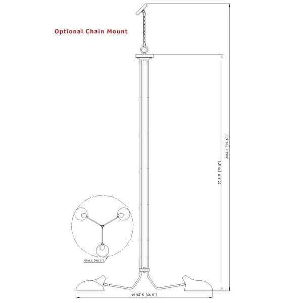 Bellamy 3 Light Pendant - Matte Black - Bed Bath & Beyond - 37075818