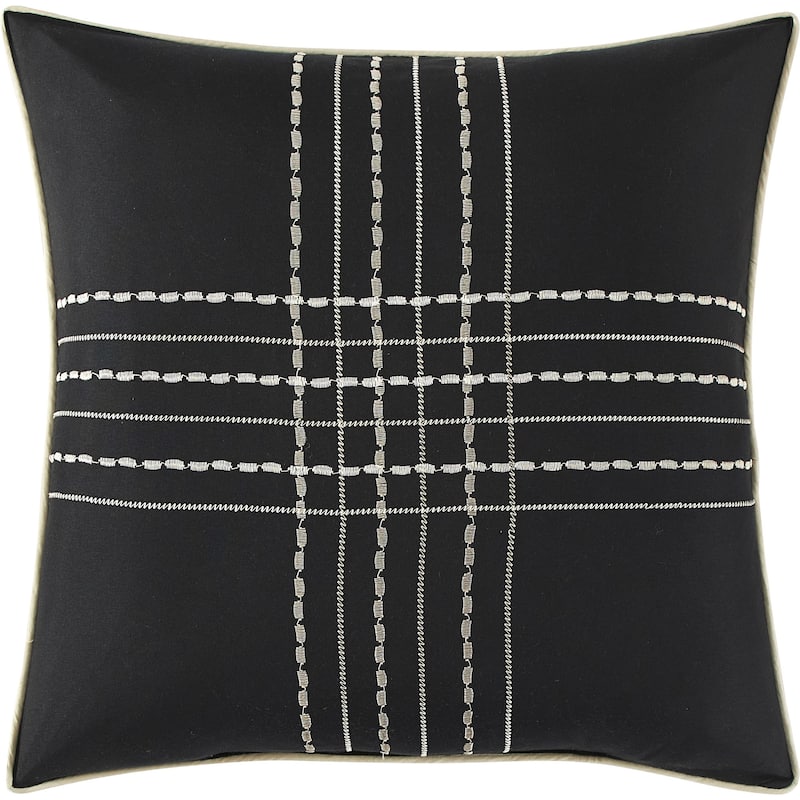 Nanshing Silvia 7 Piece Striped Jacquard Comforter Set