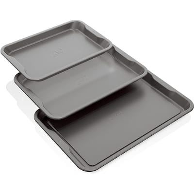 Ninja Foodi NeverStick B33003 Premium 3-Piece Baking Sheet