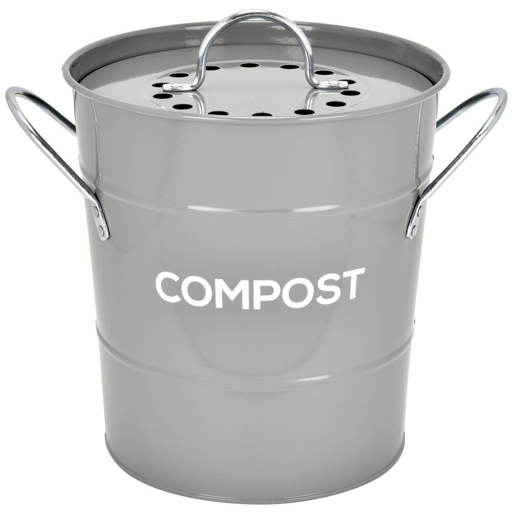 Compost Pail Composting Container For Kitchen Counter Kitchen Compost Bin Give Me 1 3 Callon Stainless Steel Compost Bucket With Double Charcoal Filters In Home Composting Bins Home Kitchen Fcteutonia05 De