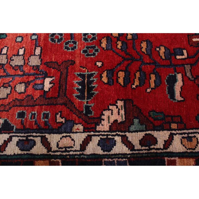 ECARPETGALLERY Hand-knotted Andelz Red Wool Rug - 3'7 x 10'7