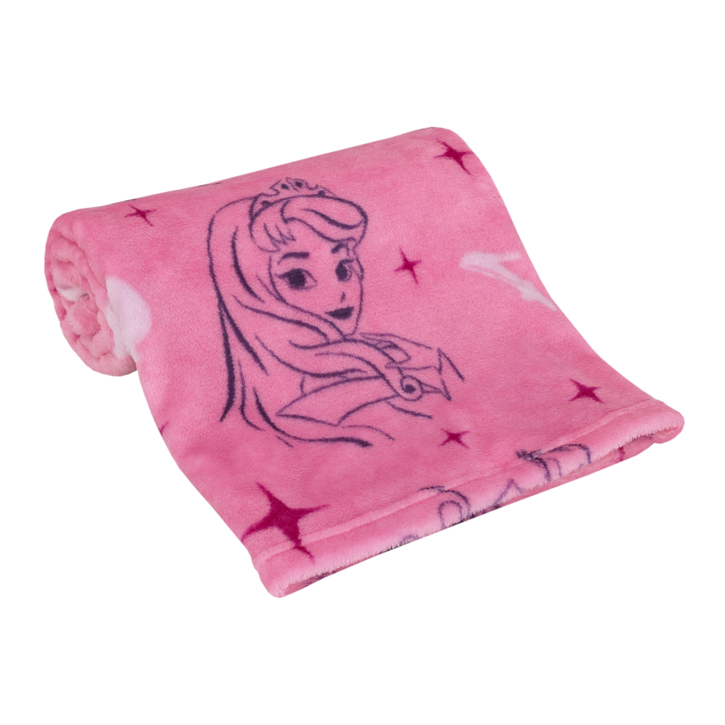 Disney Princess Baby Blanket Pink