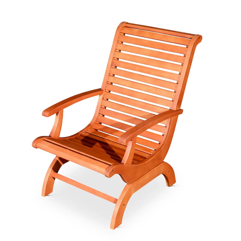 DTY Outdoor Living Aspen Eucalyptus Plantation Chair