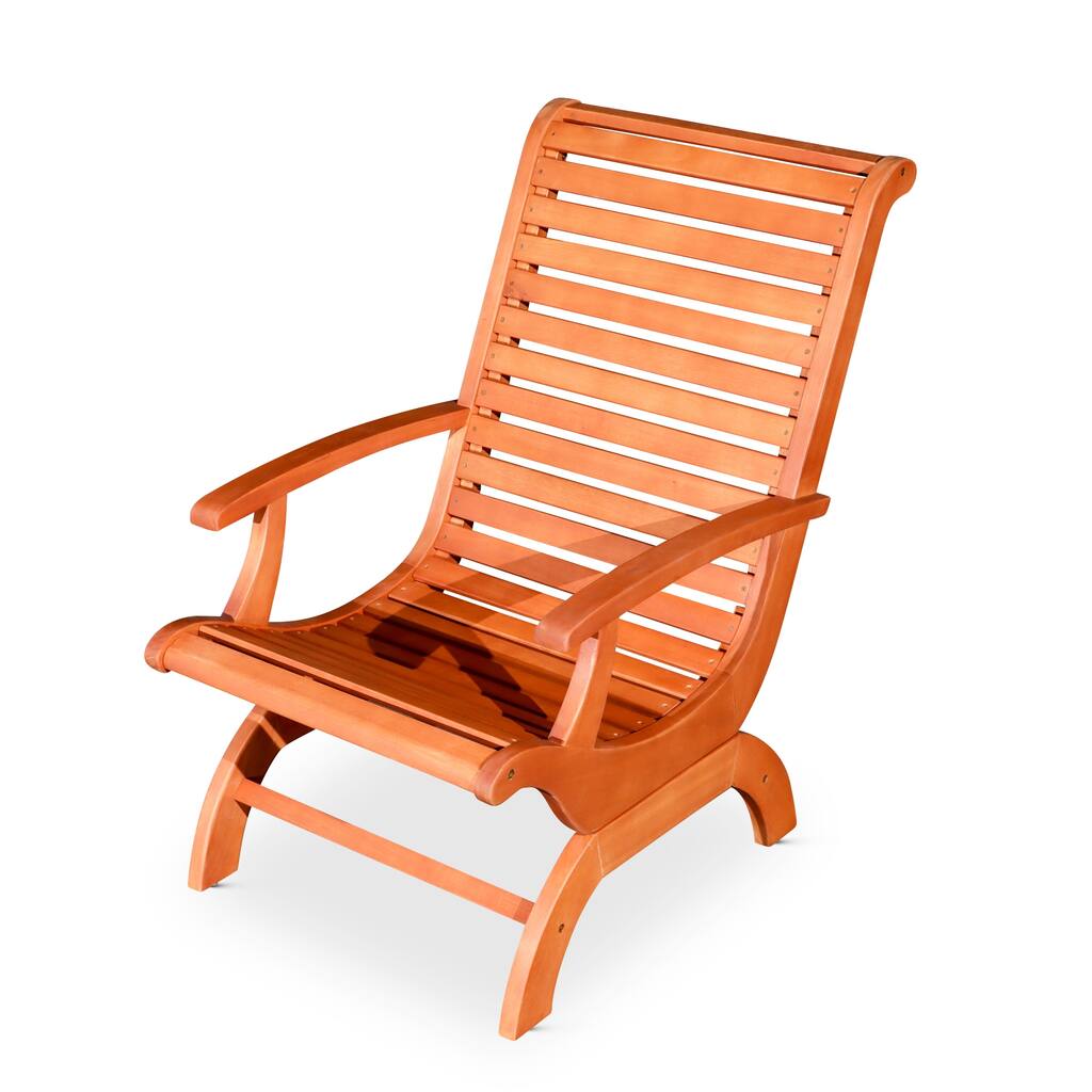 DTY Outdoor Living Aspen Eucalyptus Plantation Chair