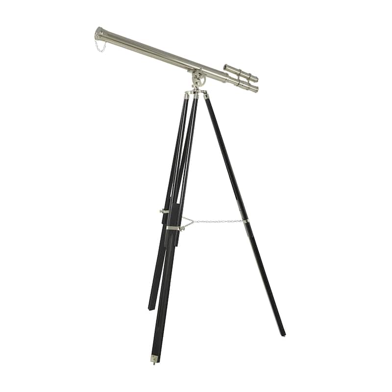 Metal Telescope - Silver - Roche River Decor - Silver