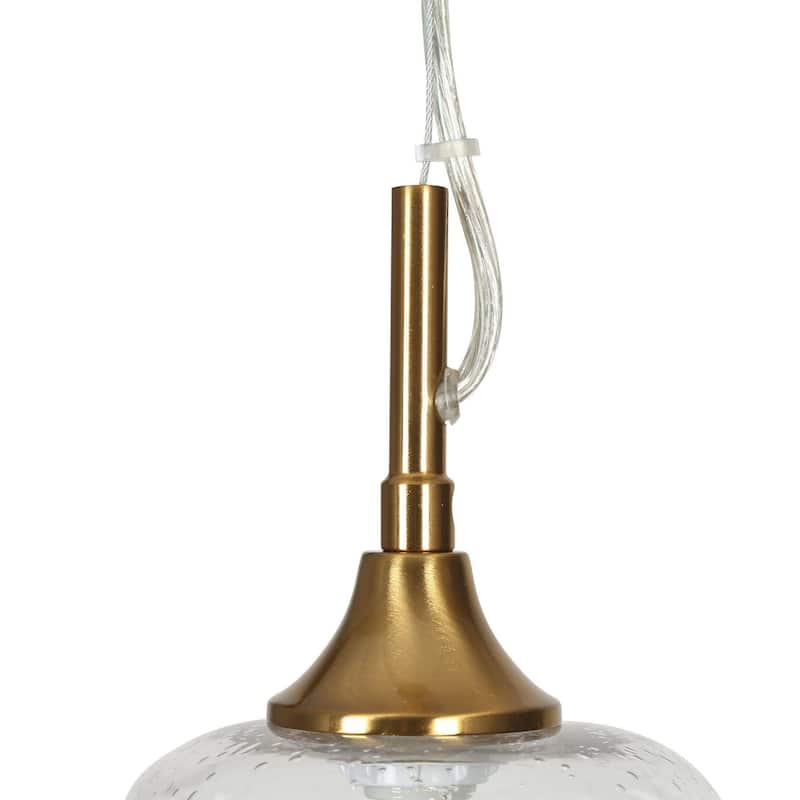 Modern 1-light Mini Gold Pendant Mid-century LED Dimmable Globe Kitchen Island Lighting - D5'' * H8''