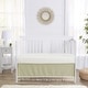 preview thumbnail 2 of 0, Off White Fringe Girl Crib Bed Skirt for Watercolor Boho Floral Garden Flower Bohemian Farmhouse Vintage Shabby Chic Collection