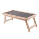 preview thumbnail 5 of 17, Arlo Breakfast Tray with Flip Top Gray and Natural Finish