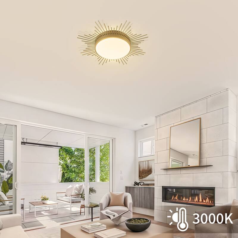 Starsky LED 23.60in. Round Unique/Statement Flush Mount