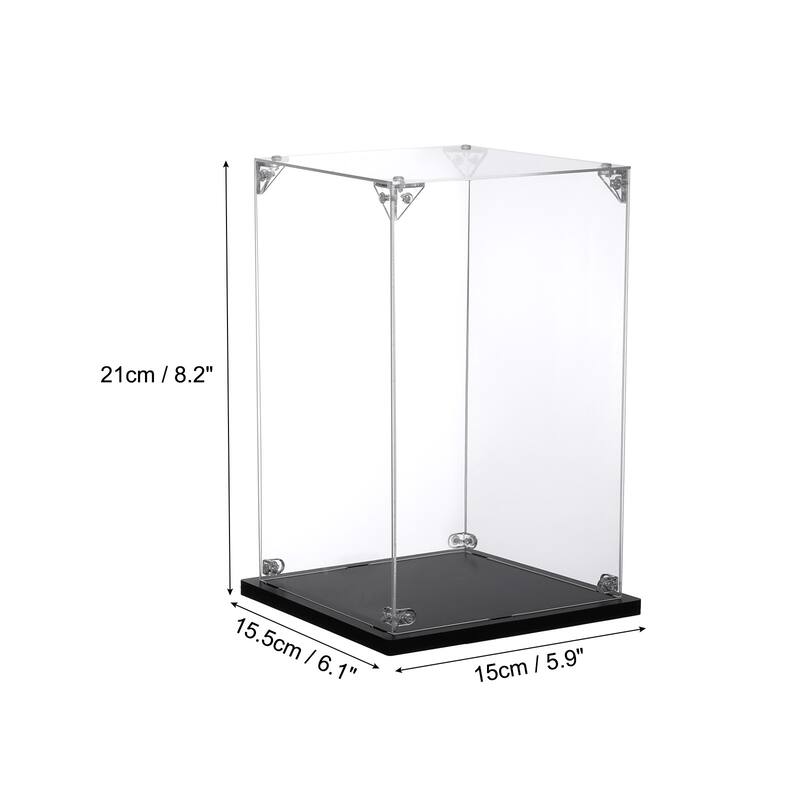 Acrylic Display Case, for Displaying Collectibles, Dolls, Model Car - 6x6x8"