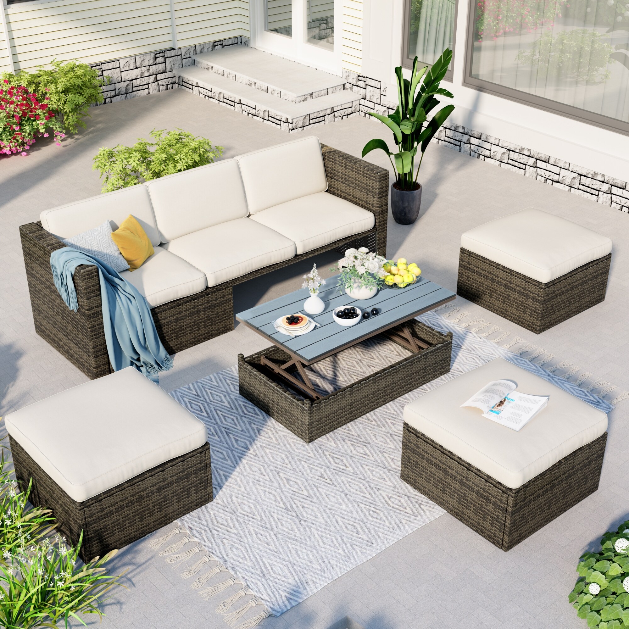 Bed bath and beyond patio furniture cushions deals