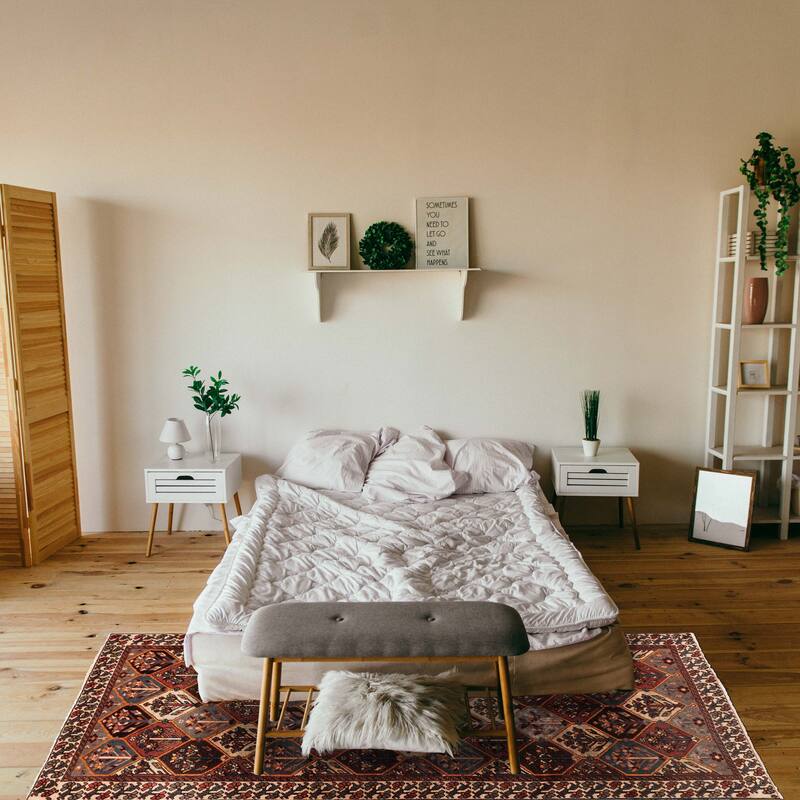 ECARPETGALLERY Hand-knotted Konya Anatolian Red Wool Rug - 4'9 x 9'10