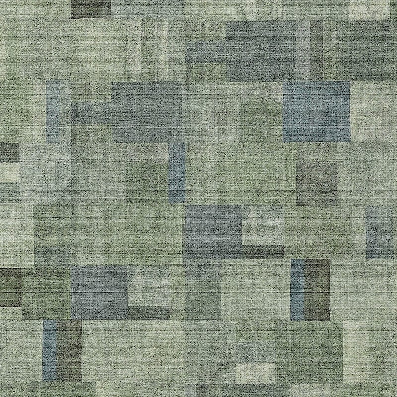 HomeRoots Geometric Transitional Rectangle Outdoor Rug