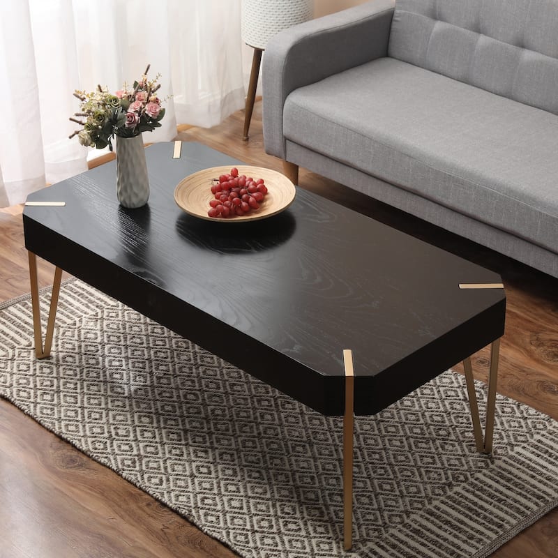 Carson Carrington Tammsberg Wood and Metal Coffee Table - 46.13" W