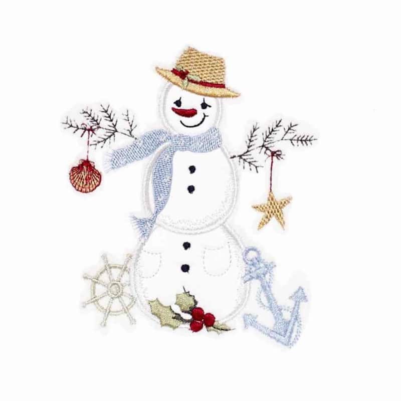 Avanti Linens Coastal Snowman Bath Towel - Bath Towel