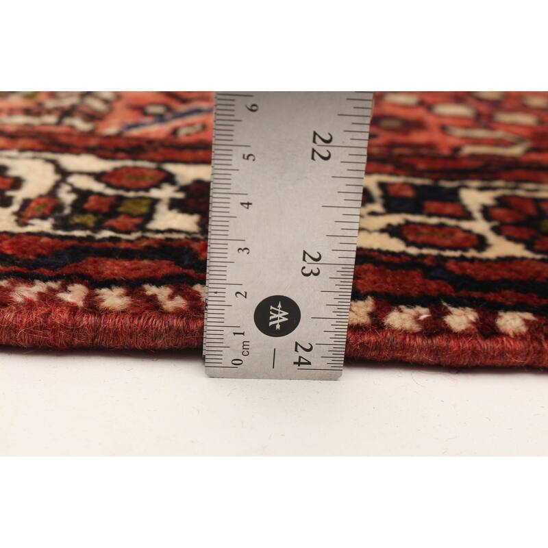 ECARPETGALLERY Hand-knotted Andelz Red Wool Rug - 3'2 x 9'10