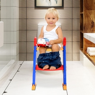 TOBBI Potty Training Seat with Step Stool Ladder Adjustable