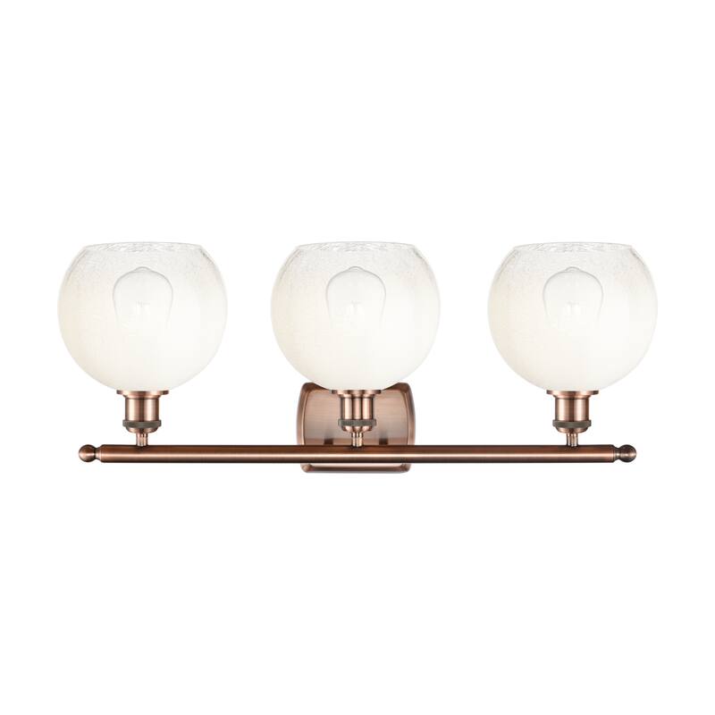 Innovations Lighting Endless Possibilities Ballston - Brookhaven Globe - 3 Light 28" Bath Vanity Light