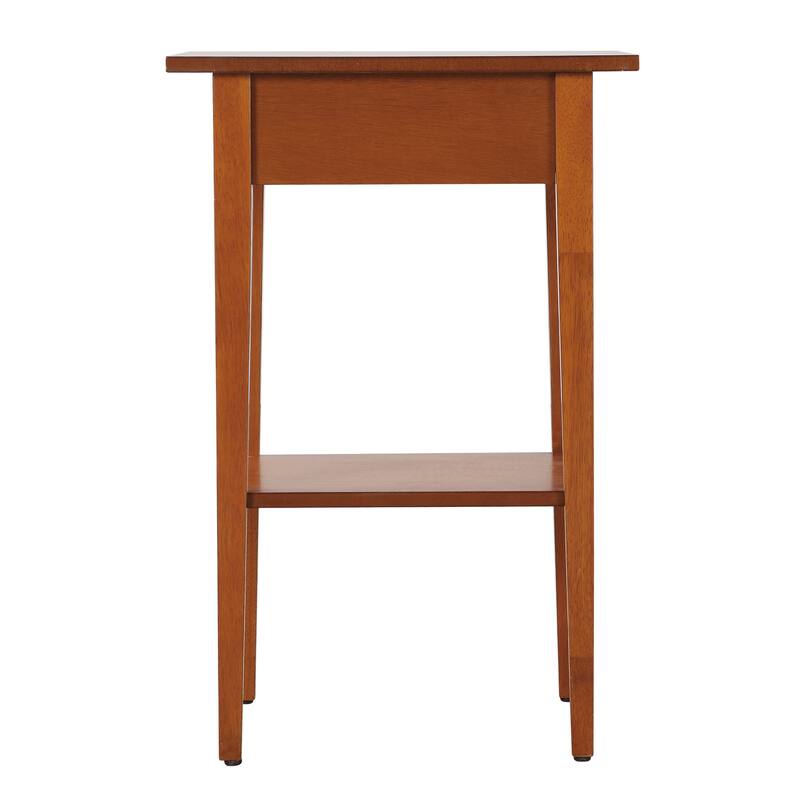 Modern Oak Nightstand - Compact Design for Bedrooms, 28"x18"x14"