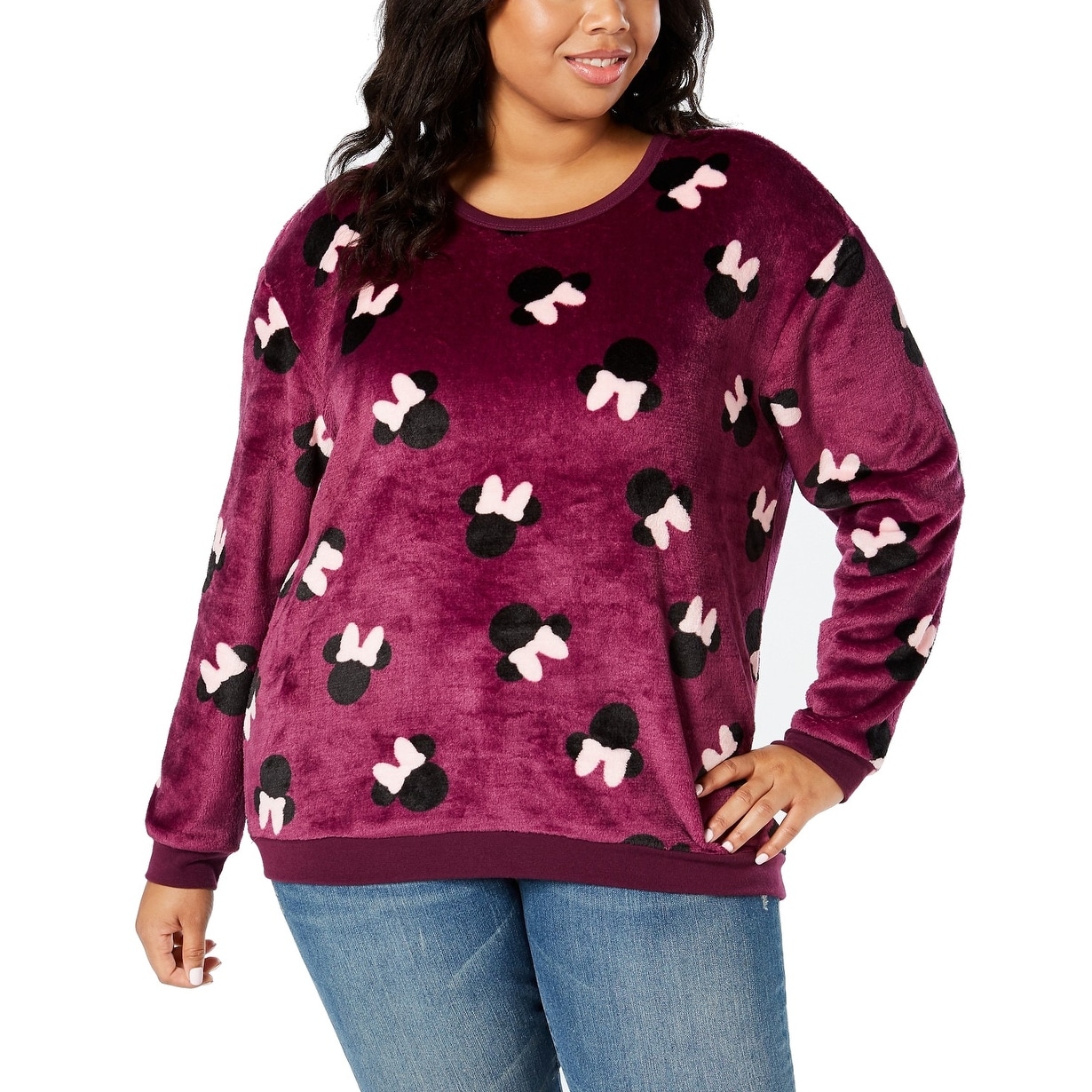 minnie mouse womens sweatshirt
