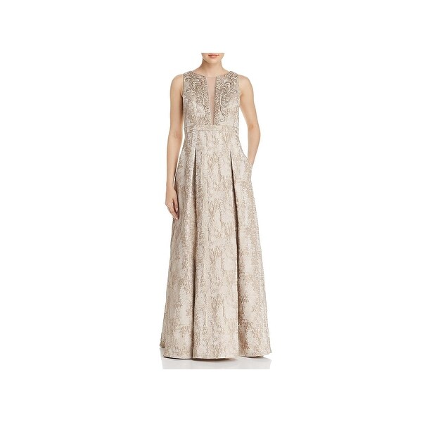 Shop Eliza J Womens Formal Dress Metallic Embellished - Free Shipping ...