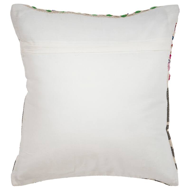 Sevita Boho-Chic Geometric Cotton Blend Throw Pillow