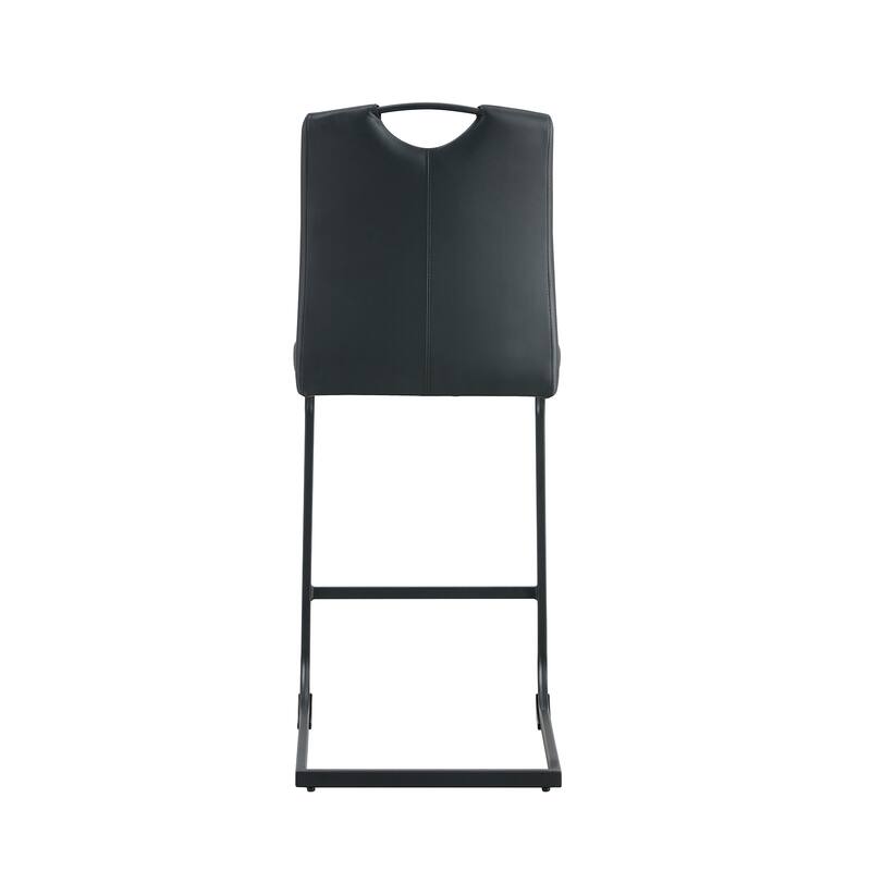 Set of 2,PU Barstool Dining Counter Height Chair