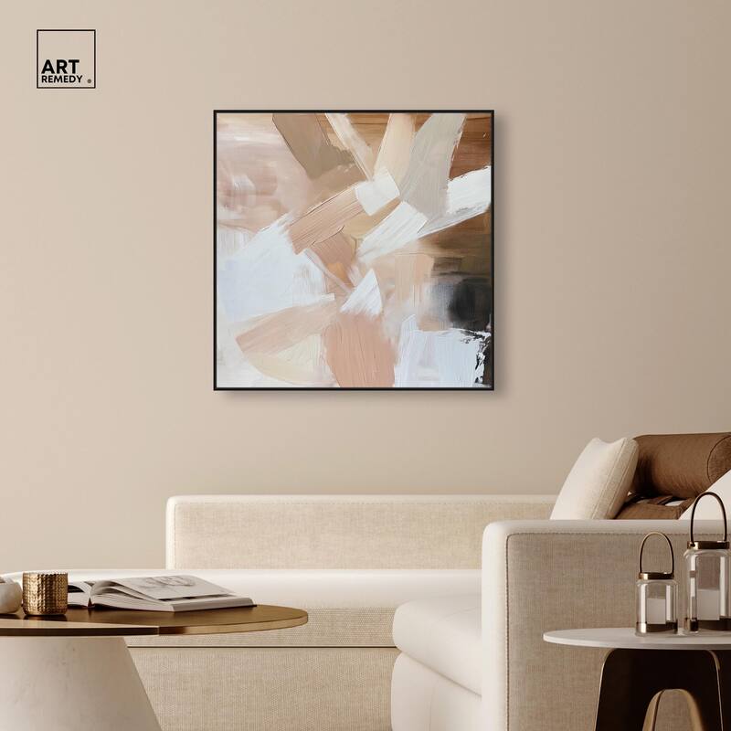 Taupe and Ash II Canvas by Art Remedy