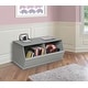 preview thumbnail 27 of 38, Badger Basket Two Bin Stackable Storage Cubby Gray