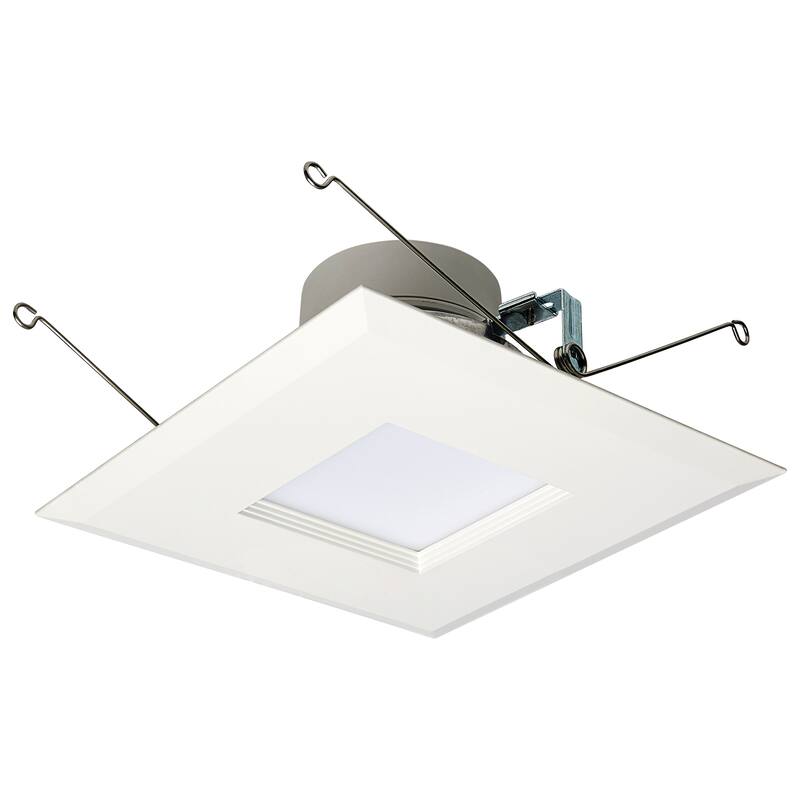 LED Retrofit Downlight 7.5/10.5/14.5 Wattage CCT and Lumens Selectable 120 Volt Round White Finish