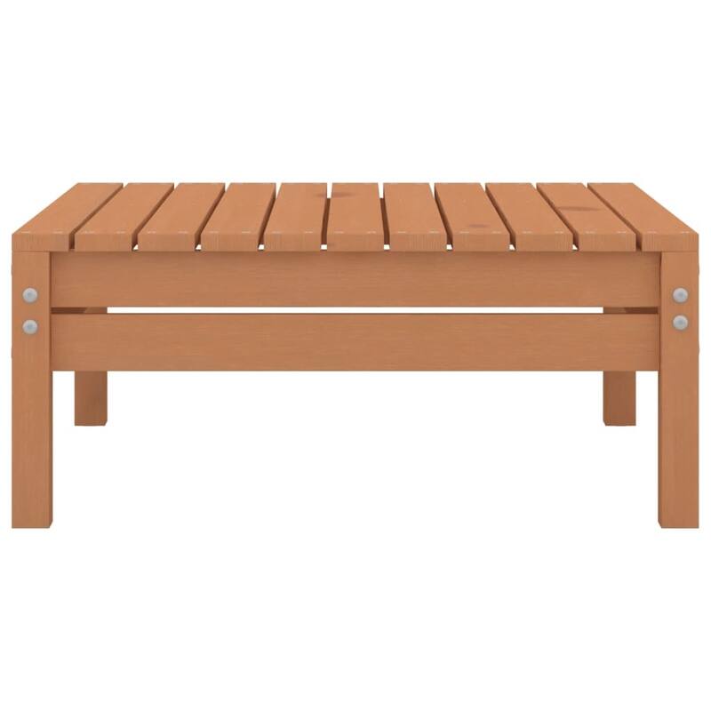 vidaXL Patio Furniture Set 3 Piece Outdoor Sectional Sofa Set Solid Wood Pine